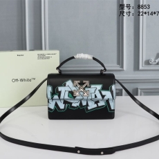 Off White Top Handle Bags